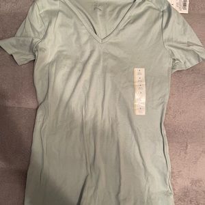 Mint green v neck